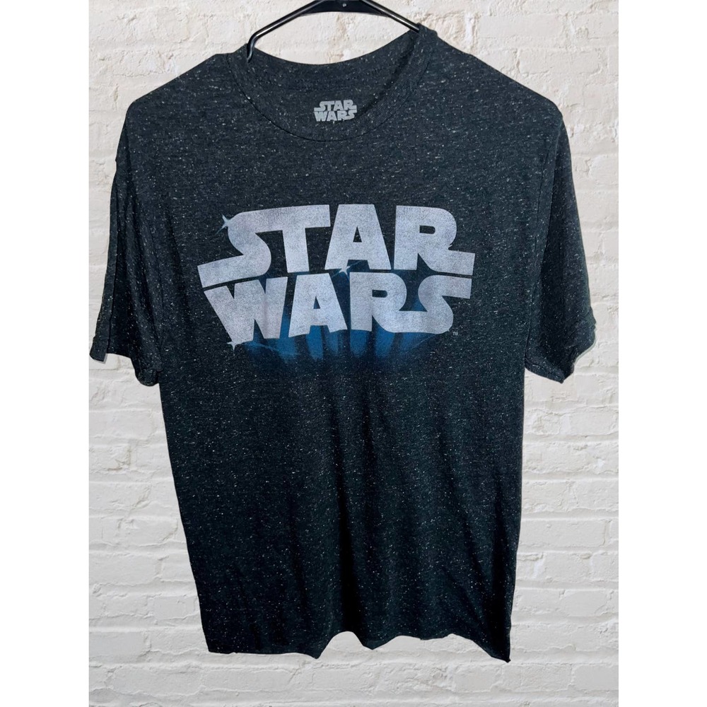 Star‎ Wars Logo Lightspeed Black T-Shirt